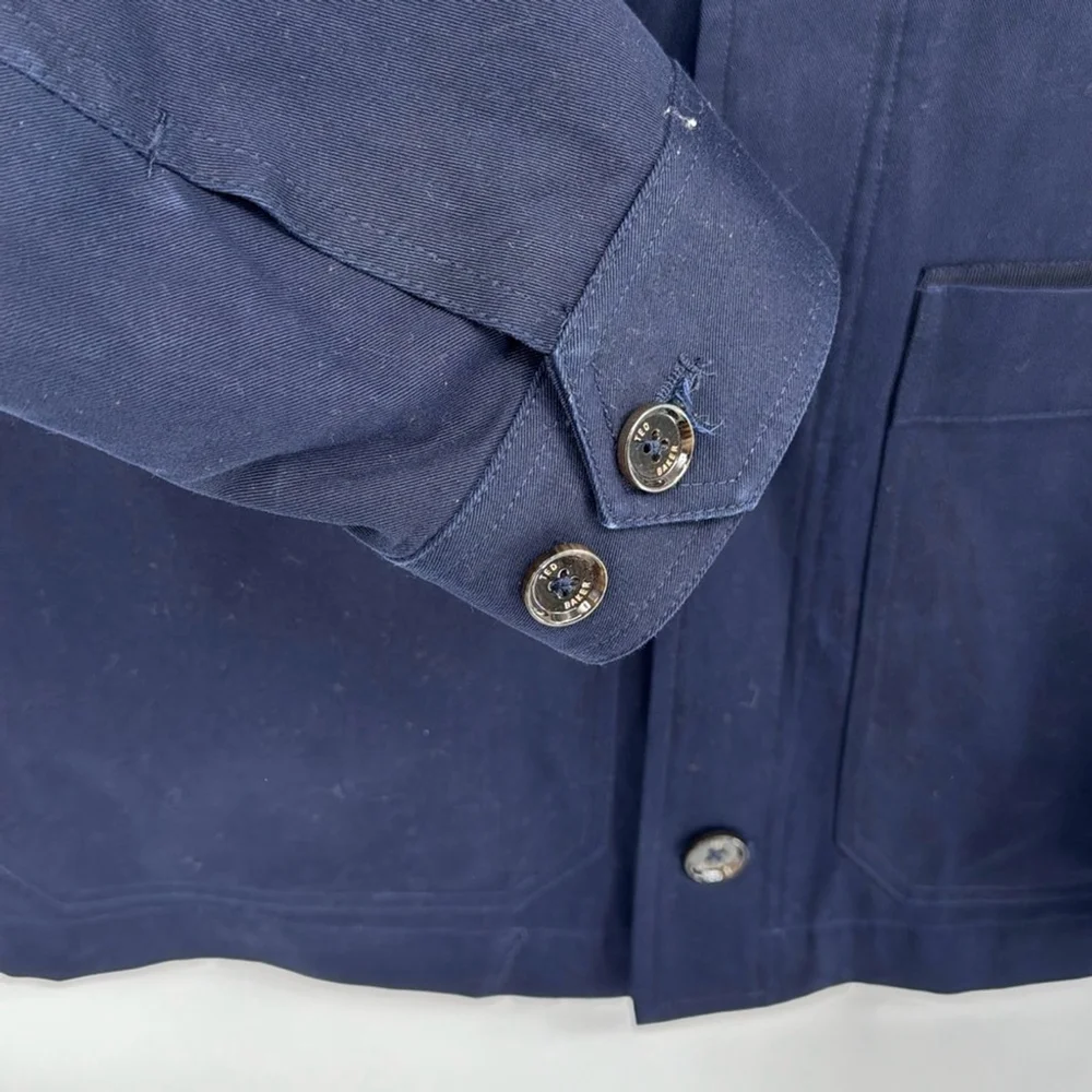 NWT Ted Baker Men’s Button Jacket Navy Blue Size 3 (Medium)
